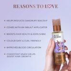 Just Herbs Rosemary Hair Growth Oil Promotes Hair Growth and Reduces Hairfall & Dandruff 100 ml - Fast UK Delivery - Image 4