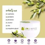 Plum Olive Hair Mask For Damaged Hair, Coloured Hair, Salon Treated Hair | With Olive Oil, Plant Keratin, Macadamia Oil And Shea Butter | Hair Spa Cream For Women & Men | 250Gm, 1 Count - Fast UK Delivery - Image 5