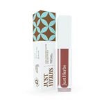 Just Herbs Ayurvedic Creamy Matte Long Lasting Liquid Lipstick, Lightweight & Hydrating Lip Colour with Liquorice & Sweet Almond Oil - Cinnamon Spice - Fast UK Delivery