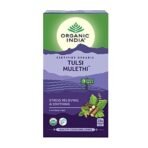 ORGANIC INDIA Tulsi Green Tea Lemon Ginger + Tulsi Mulethi - 25 Tea Bags - Fast UK Delivery - Image 4
