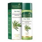Biotique Tea Tree Skin Clearing Mattifying Facial Toner For Normal To Oily Skin Face Toner, 120Ml | Treats Acne & Pimples, Tightens Pores, Pack of 1 - Fast UK Delivery - Image 2