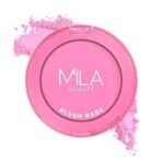 MILA Beaute Blush Babe Powder Blush | Matte Finish Long-Lasting Pigment | Easy to Blend | Non-Drying With Rosehip Oil, Jojoba Oil and Vitamin E | Shade (Cosmo Pink, 5g) - Fast UK Delivery - Image 2
