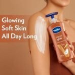 Vaseline Healthy Bright Body Lotion 400 ml, Daily Brightening Moisturizer with Sunscreen for Dry Skin, Gives Non-Greasy Glowing Skin - & Vaseline Intensive Care Cocoa Glow Body Lotion, 400 ml - Fast UK Delivery - Image 5