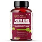 Rooted Actives Power Beets Capsules - Beet Root Extract with L-Arginine, Grape Seed, Piperine | Heart & Circulation Support, Nitric Oxide Booster - Fast UK Delivery - Image 2