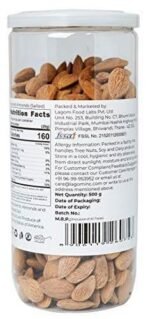 Lagom Gourmet Roasted Almonds 1 Kg | Lightly Salted | Dry Roasted | No Oil Used | Roasted To Perfection | No Preservatives | No Artificial Flavors | Gluten Free | Non Gmo | Nuts Dry Fruits - Fast UK Delivery - Image 4