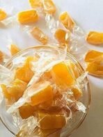 Organic Bites Alphanso Aam Toffee | Mango Candy | Mango Cubes -900 gm - Fast UK Delivery