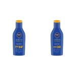 Nivea Sun Lotion For Oily Skin, Spf 50 With UVA & UVB Protection, Water Resistant Sunscreen For, 75Ml & Sun Lotion For Oily Skin, Spf 30, Water Resistant Sunscreen For, 75Ml, Pack Of 1 - Fast UK Delivery