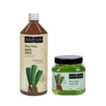 Kapiva Aloe and Amla Juice + Aloe Vera Gel | Ayurvedic Combo for Clearer Skin and Stronger Hair (1L+500g) - Fast UK Delivery