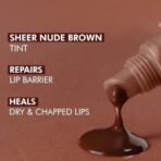 mCaffeine Lip Juice Tinted Lip Balm - Caramel Toffee | 24 hrs Moisturization | With Peptides, Cocoa Butter & Vitamin E | Heals Dry & Chapped Lips | Lip Balm For Women | Sheer Brown Tint - 10g - Fast UK Delivery - Image 4