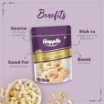 Happilo 100% Natural & Crunchy Premium Whole Cashews 1kg, Nutritious & Delicious Nuts, Signature Plain, High Fiber, Rich In Protein Dry Fruit - Fast UK Delivery - Image 6