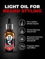 Beardo Gift Box 5-in-1 | Activated Charcoal Facewash 100ml | Godfather Beard oil 30ml | Beardo Beard & Mustache Wax - Extra Strong 50g | Growth Roll on 8ml | Whisky Smoke Perfume for men EDP 8ml | Valentines day gift for husband | Gift for boyfriend | Gift for Men - Fast UK Delivery - Image 4