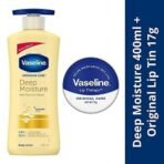 Vaseline Lip Tin 17g & Intensive Care Deep Moisture Body Lotion 400 ml - Fast UK Delivery - Image 3