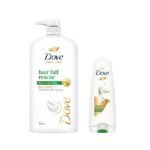 Dove Hair Fall Rescue Shampoo 1 Litre + Conditioner 175ml, Combo | For Thicker Hair | Enriched with Nutrilock Actives - Fast UK Delivery