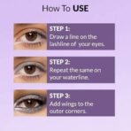 Hilary Rhoda Stroke It Eye Pencil | Coloured Eyeliner Pencil | Easy Glide & Quick-Drying Formula | Matte Finish | Built-in Sharpener | 0.26g (Ocean Blue | Shade 03) - Fast UK Delivery - Image 7