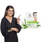 Ayouthveda Anti-acne Face Serum Sheet Mask for Oil Acne-prone Skin,Glowing Skin, Paraben-free Fights Dark Spots | Hydrates & nourishes skin, Brightens skin tone, Better Skin Texture (Pack of 12, 20g each) - Fast UK Delivery - Image 3