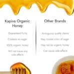 Kapiva Organic Honey 500gm | NMR tested | Unprocessed & Unpasteurized Honey |100% Raw Pure & Natural | Strengthens Immunity | 0% Added Sugar No Preservatives - Fast UK Delivery - Image 6