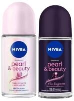 Nivea Women Deodorant Roll On, Pearl & Beauty Fine Fragrance For Fragrant Smooth & Beautiful Underarm Skin, 50ml&NIVEA Deodorant Roll On, Pearl & Beauty For Women 50ml - Fast UK Delivery - Image 2