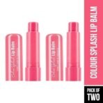 Hilary Rhoda Colour Splash Lip Balm | Moisturizing Lip Treatment with Vitamin E & Cocoa Butter | With SPF-15 | For Dry Chapped Lips | Intense Hydration | Pack of 2 (3g, Rose) - Fast UK Delivery - Image 3