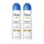 Dove Original Deodorant For Women, 150 ml (Pack of 2) - Fast UK Delivery - Image 2