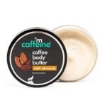 mCaffeine Coffee & Almonds Body Butter with Shea Butter for Deep Moisturization & Soft Skin -Nourishes Dry Skin | Non-Sticky Moisturizer | Coffee-Almond Aroma | Shea Body Butter for Women & Men -100 g - Fast UK Delivery - Image 2