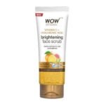 WOW Skin Science Vitamin C + Hyaluronic Acid Brightening Face Scrub | Gently Exfoliates | Smoothens Skin Texture | Hydrates Skin | Promotes Even-Toned Complexion | 100g - Fast UK Delivery - Image 2