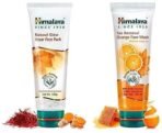 Himalaya Natural Glow Kesar Face Pack, 100g & Himalaya Tan Removal Orange Face Wash, 100ml - Fast UK Delivery - Image 2