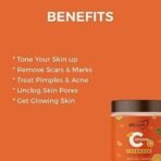 Oraah Vitamin C Face Pack for Skin Illumination and Reduces Dark Spots - 100Gm - Fast UK Delivery - Image 4