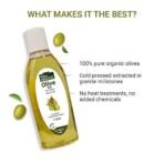 INDUS VALLEY 100% Organic Olive Oil Massage Oil & Growout Hair Oil (100ml+100ml= 200ml) - Fast UK Delivery - Image 7