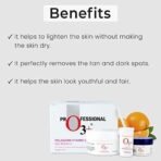 O3+ Meladerm Vitamin C Gel Bleach 96g for Skin Brightening Dull Skin | TAN Removal for Face, Suitable for Men & Women - Fast UK Delivery - Image 5