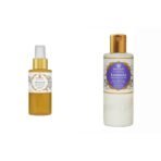 Just Herbs Silksplash Neem-Orange Rehydrant Face Wash, 100Ml And Kumuda Indian White Waterlily Conditioner, All, 200Ml, Count - 2 - Fast UK Delivery