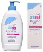Sebamed Baby Lotion, 400ml & Baby Massage Oil, 150ml Combo - Fast UK Delivery - Image 2