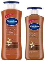 Vaseline Cocoa Glow Body Lotion, 600ml & Intensive Care 24 Hr Nourishing Cocoa Glow Body Lotion With Cocoa & Shea Butter, Restores Glow For All Skin Type, 400ml - Fast UK Delivery - Image 2