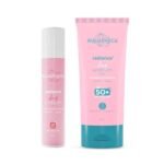 Aqualogica Radiance+ Dewy Sunscreen SPF 50+ PA+++ | Lightweight texture for oily, combination, acne prone skin | Broad spectrum protection | No white cast, Non greasy | For Men & Women | 50g + 80g - Fast UK Delivery