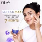 Olay Retinol24 Max Night Cream l Visibly Reduces Fine Lines in 7 Nights | Max Repair, Max Hydration l No Redness or Irritation | Fragrance Free l Normal, Oily, Dry and Combination Skin l 50g - Fast UK Delivery - Image 3