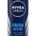 NIVEA Fresh Active Fragrance Spray Deodorant For Men, 4 Count - Fast UK Delivery - Image 7