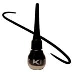 KINDED Eye Liner Liquid Waterproof Smudgeproof Longlasting Insta Bold Look Intense Heavenly Soothing Color Pigments Precise Tip Quick Drying Eyeliner (5 ml, Matte Finish - Midnight Black) - Fast UK Delivery