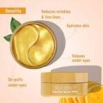 Swiss Beauty Hydra Anti Wrinkle Eye Serum Patch| Treats Dark Circles, Fine Lines And Wrinkles | Enriched With Collagen And Aloe Vera Extract | Shade -Gold, 60 Pcs - Fast UK Delivery - Image 7