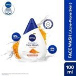 NIVEA Milk Delights Turmeric Face Wash 100ml | With Milk and Turmeric| Reduces 99.9% Pimple Causing Bacteria | Best Suited pH for Skin | All Skin Types - Fast UK Delivery - Image 3