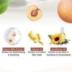 LAKME Peach Milk Soft CreMe Moisturizer for Face 100 g, Daily Lightweight Whipped Cream with Vitamin E for Soft, Glowing Skin - Non Oily 24h Moisture (Pack of 2) - Fast UK Delivery - Image 3