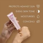 LAKME Natural Cc Found Cream With Spf30 Pa++ - Bronze |Enriched With 3% Niacinamide | Conceals Dark Spots| Brightens Skin |Lightweight Moisturizer + Foundation For All Skin Types |30G, 1 Count - Fast UK Delivery - Image 5
