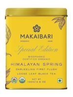 Makaibari Himalayan Spring, Special Edition First Flush Black tea 100 gm Loose Leaf First Flush Black Tea | USDA Organic Certified Darjeeling Black Tea | Single Estate Loose Leaf Tea - Fast UK Delivery - Image 2