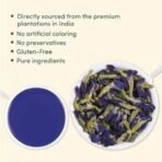 VAHDAM, Butterfly Pea Flower (50 Gm, 150+ Cups) Caffeine Free Herbal Tea|Vacuum Sealed For Freshness|Shankhpushpi Flowers|Eco-Conscious Packaging - Fast UK Delivery - Image 7