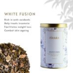 ISVARA TEA BUNDLES | Skincare Teas (Pack of 4 tea tins) | White Fusion, Elixir of Youth, The Herb Basket, Coral Glow | 160gm - Fast UK Delivery - Image 5