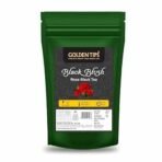 Golden Tips Healthy/Natural and Organic Herbal Loose Leaf Black Blush Rose Black Tea Pouch (100 Gram, 50 cups) - Fast UK Delivery