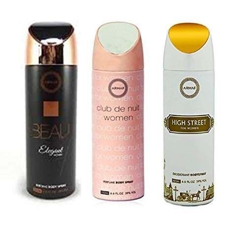 uk41dbwPMvI2L-1-1.jpg Armaf Beau Elegant Deodorant Body Spray for Women - Fast UK Delivery - Image 1