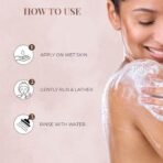Just Herbs Organic Wild Indian Rose Refreshing Body Wash Gel for Men & Women, Cleanses, exfoliates and Paraben Free - 200 ml - Fast UK Delivery - Image 7