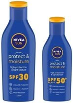 Nivea Sun Lotion For Oily Skin, Spf 30, With UVA & UVB Protection, 125 Ml & Sun Lotion For Oily Skin, Spf 50, With UVA & UVB Protection, 75 Ml, Pack Of 1 - Fast UK Delivery - Image 2