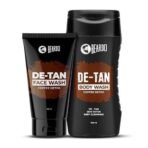 Beardo Detan Combo For Men (Set of 2) | Detan Body Wash & Detan Face Wash with Powerful Coffee Extract for Tan Removal | Hydrates & Exfoliates Men's Skin for Oil Control - Fast UK Delivery - Image 2