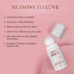 Just Herbs Under Arm Roll On for Women Floral Fiesta Long Lasting and Refreshing Women Deodorant - 50 ml - Fast UK Delivery - Image 4