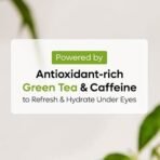 mCaffeine Fine Lines Reduction & Dark Circles Removal Duo | Enriched with Green Tea & Caffeine | Under Eye Cream & Hydrogel Under Eye Patches Combo for Women and Men | Value Pack - Fast UK Delivery - Image 4
